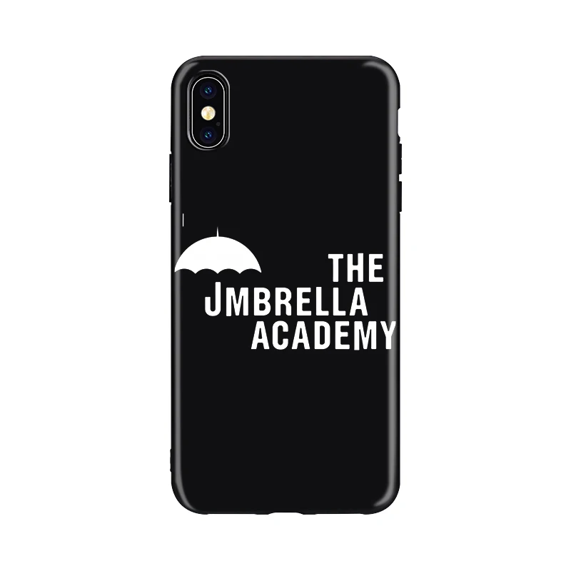 Чехол для телефона с логотипом бренда umbrella academy iPhone X 7 Plus XS 10 мягкий силиконовый