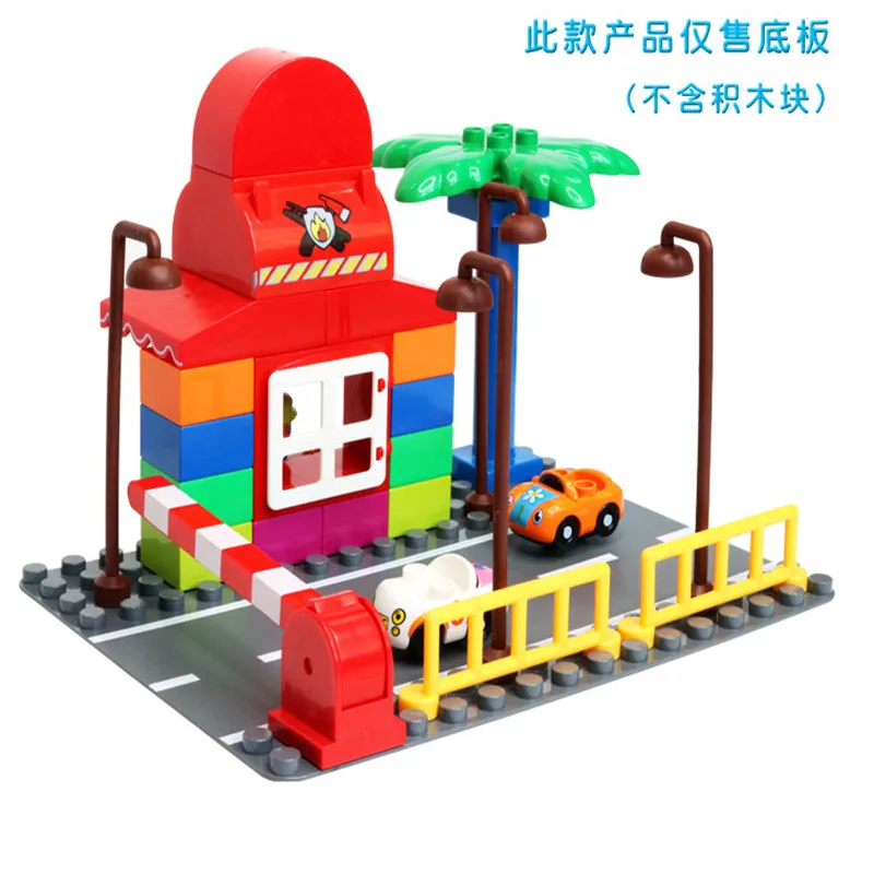 192 большие точки 12x16 большая опорная плита совместимая Duplo DIY Базовая пластина MOC