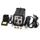 8586 BGA наладочная паяльная станция, светодиодная цифровая воздуходувка, припой, инструменты для ремонта железа vs 858D 8858 858 8018