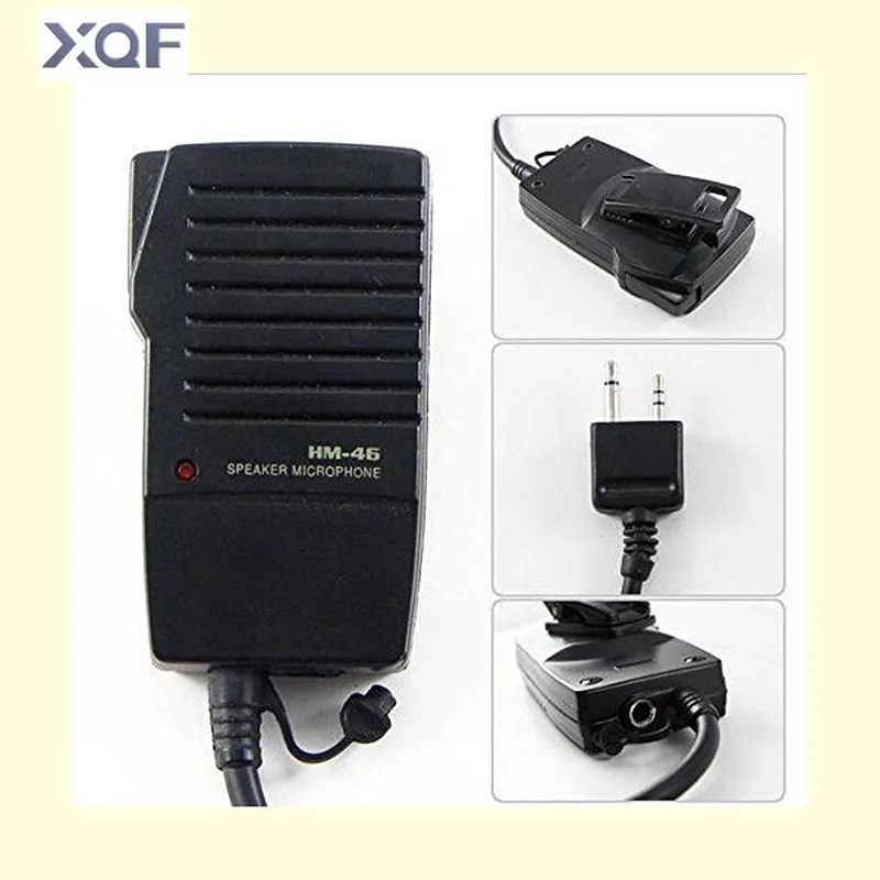 HM-46 Handheld Speaker Mic Microphone For ICOM IC-V8 V82 V85 IC-T2H IC-T7H T8A 2AT E90 W32A Radio