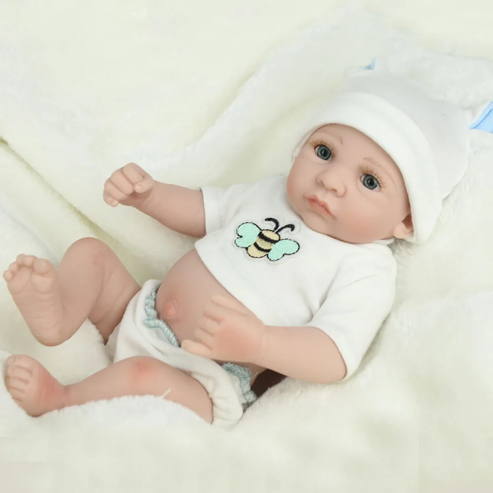 NPKDOLL 25 см младенец Возрожденный Мягкий силикон целая настоящая кукла игрушки для
