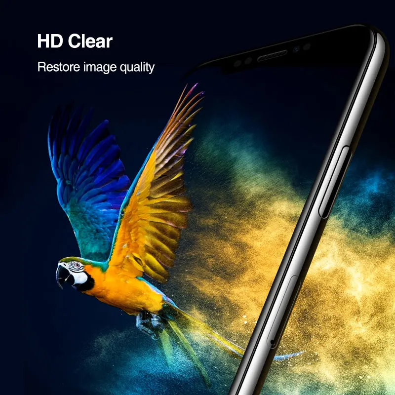 Закаленное стекло 9D с полным покрытием для iPhone 8 Plus 7 XR Защитное экрана XS MAX 6 6s