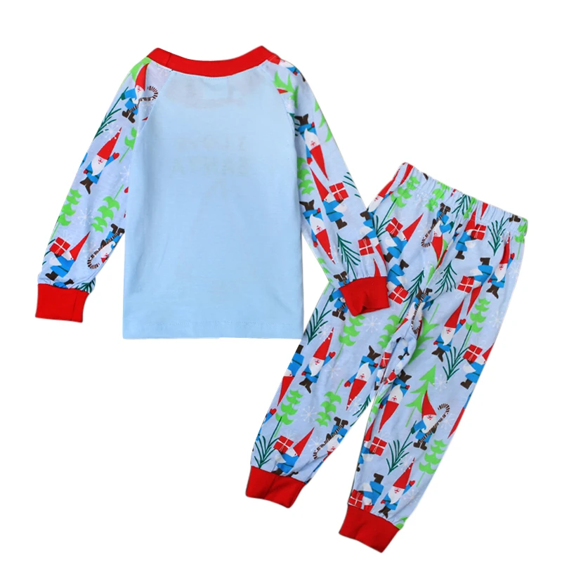 Детские пижамы новые зимние для мальчиков одежда сна с длинными рукавами теплые