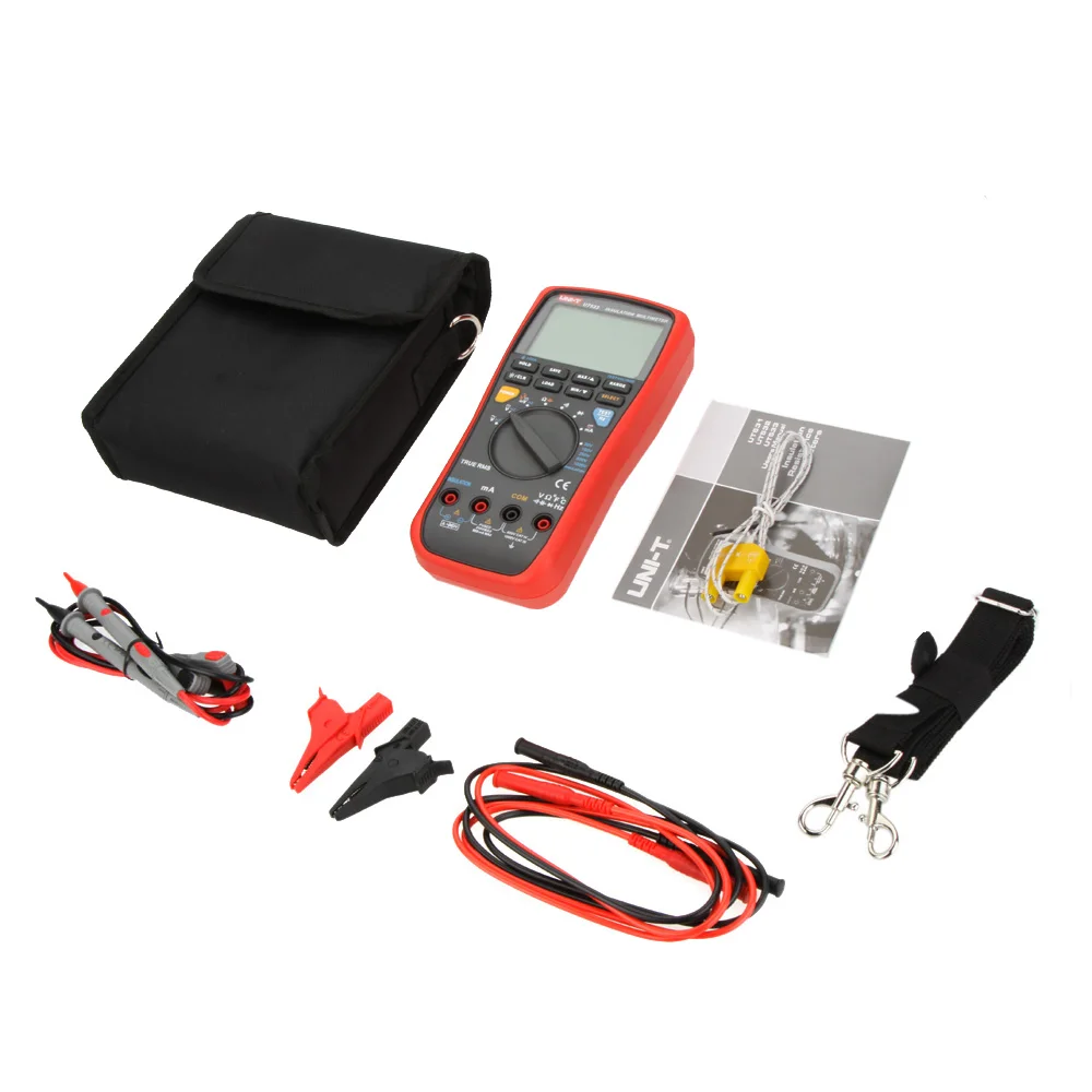 UNI-T UT533 True RMS Auto Range 50~1000V Insulation Resistance Tester Digital Multimeter Temperature Meter Capacitor | Инструменты