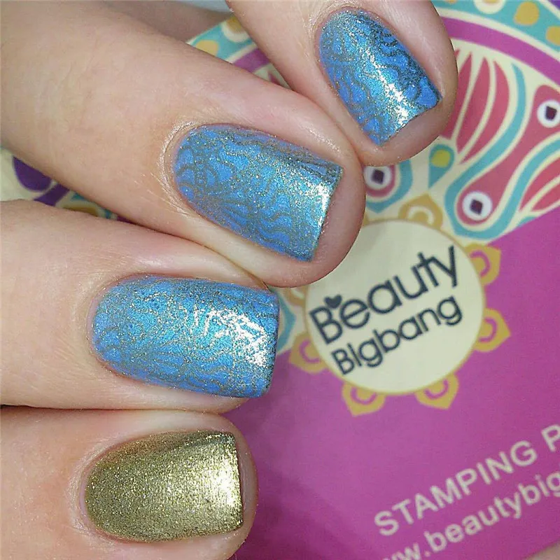 BeautyBigBang 10 шт. Набор тарелок для ногтей Лето Хэллоуин шаблон дизайн ногтей печать для ногтей лак шаблон набор