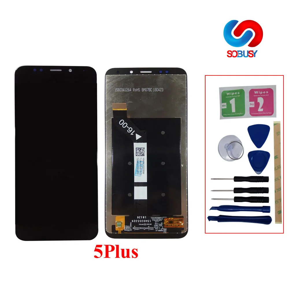 5 99 &quotЖК дисплей pantalla для Xiaomi Redmi Plus сенсорный экран + рамка дигитайзер Замена