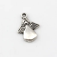 100pcs alloy angel charms pendants for jewelry making findings 12 2x17 8mm a 489