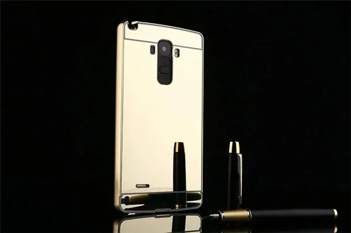 Fashion Luxury Rose Gold Mirror Case For LG G4 Stylus shell Back Cover Stylus/G4 Note/G Stylo LS770 |
