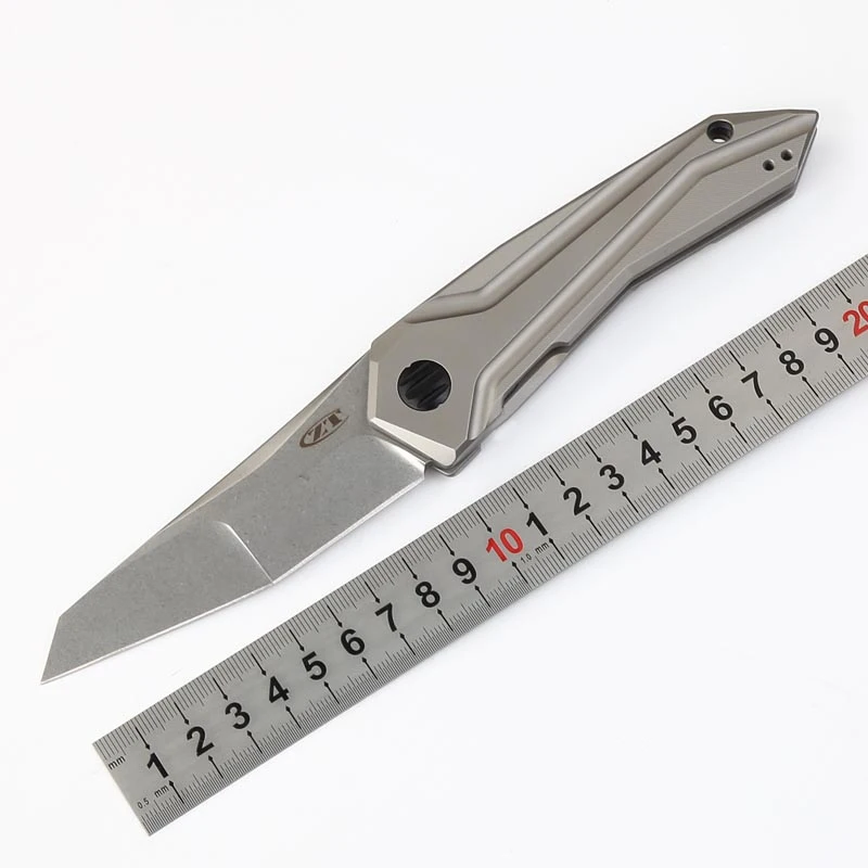BENYS OEM ZT 0055 TC4 титановая ручка S35VN лезвие с шарикоподшипником Флиппер Открытый