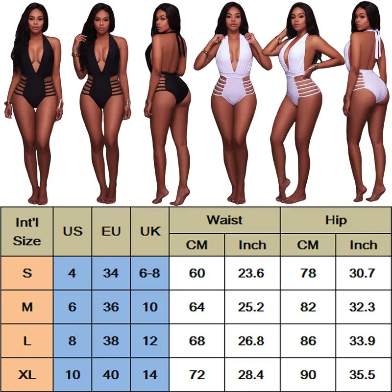 2018 Female Beachwear New Design Hot Sale Sexy Women's One Piece Monokini Bandage Push Up Bikini Swimsuit Swimwear Bathing 0 | Спорт и