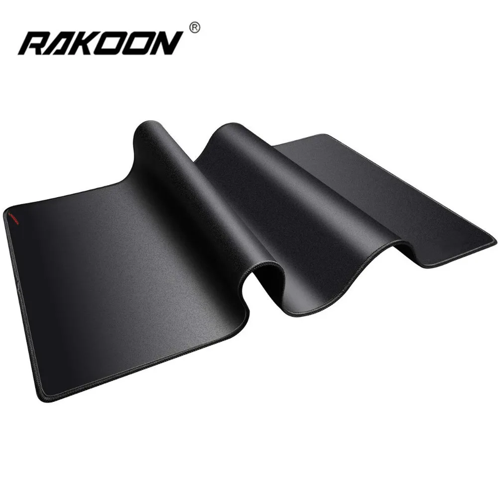 Большой игровой коврик для мыши Rakoon из натурального каучука противоскользящий