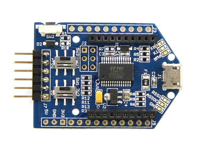 Макетная плата UartSBee V5 с USB на последовательный порт Расширительная XBee программа
