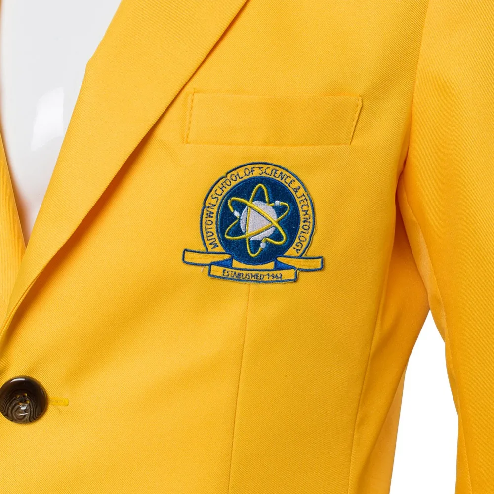 

Spider Homecoming Cosplay Peter Parker Yellow jackets Holland Midtown High School Uniform Jacket Halloween Carnival