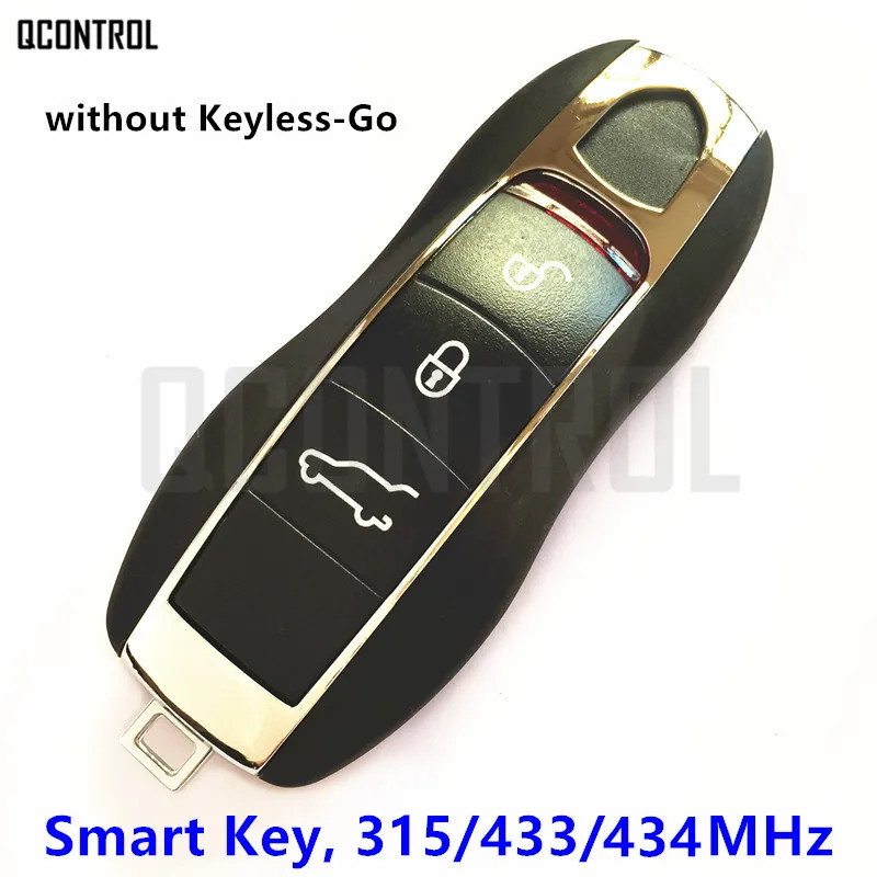 QCONTROL 3 кнопки Smart Remote Key 315 МГц 433 434 для Porsche Panamera Macan Cayman 911 918 Spyder Cayenne|buttons buttons|buttons
