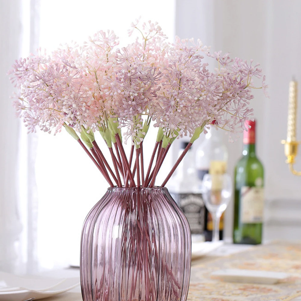 4 шт. Искусственные цветы Пластиковые поддельные букет один стебель с 3 крошки для