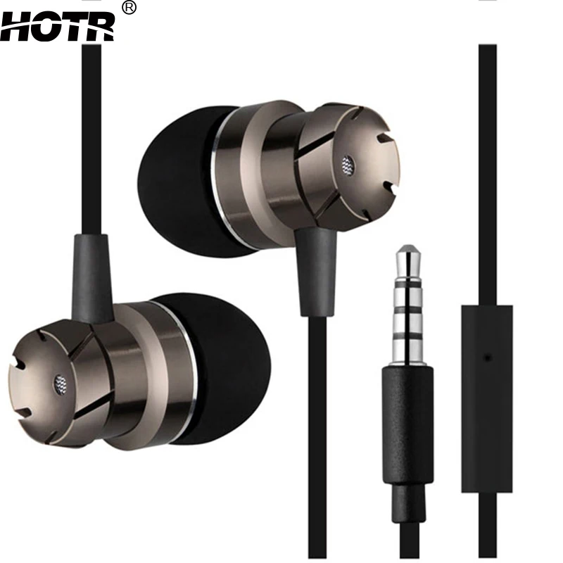 HD Good Sound Quality Stereo Earphone Turbine Wired Headset with Microphone 3.5mm Earpiece Headpiece auscultador | Электроника