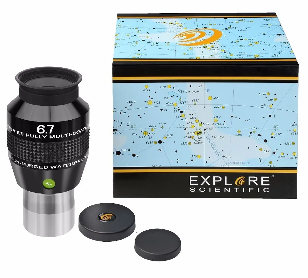 Explore Scientific 82 градусов 1,2" 4,7 мм 6,7 мм 8,8 мм 11 мм 14 мм 2" 18 мм 24 мм 30 мм Extreme ультра широкий monucular окуляра