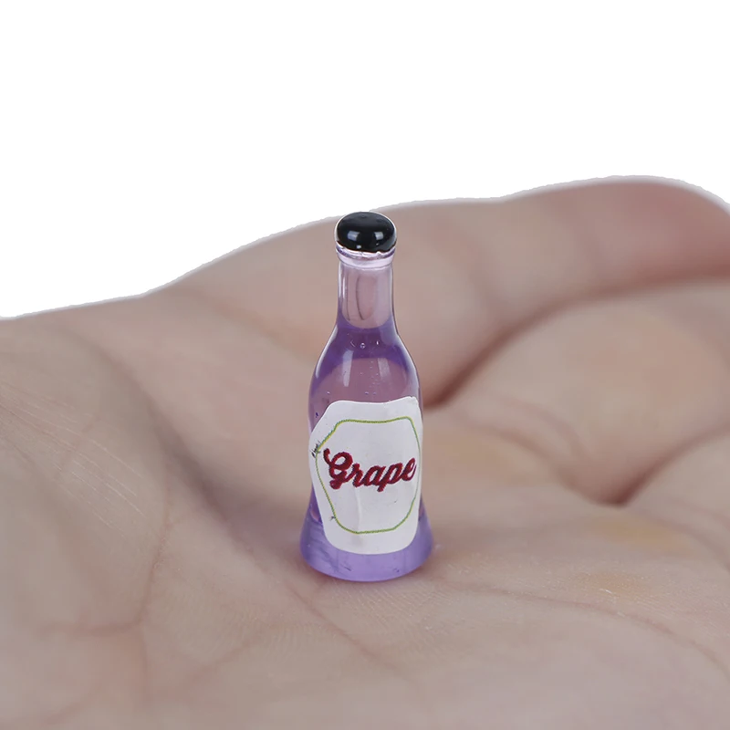 2 шт./компл. мини бутылка для вина из смолы украшения кукольного дома 1/12 кукольный