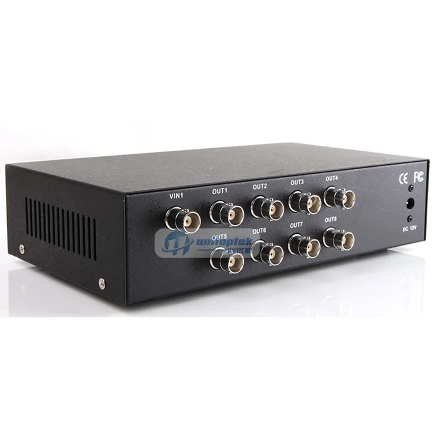 1CH в и 8CH выход Professional Analog HD Video Splitter поддержка HDCVI/HDTVI/AHD камеры BNC макс до 300 м 600 |