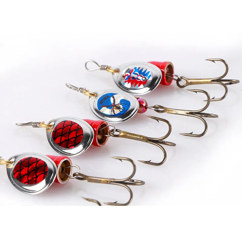 30 шт./лот Красочные Металлические Блесны Рыбалка искусственные приманки wirebait