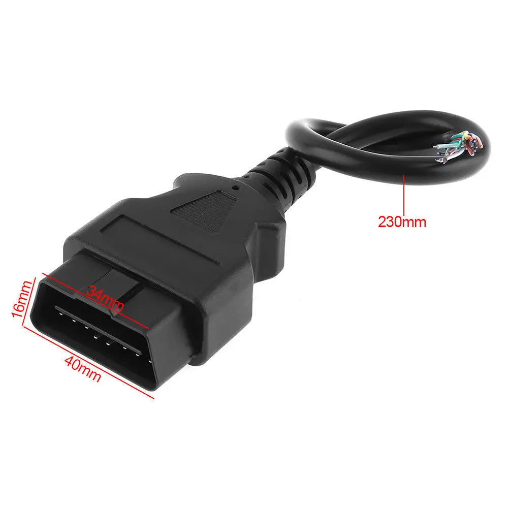 30 см/1 5 м OBD2 II 16 Pin штекер удлинитель для открытия провода диагностический кабель
