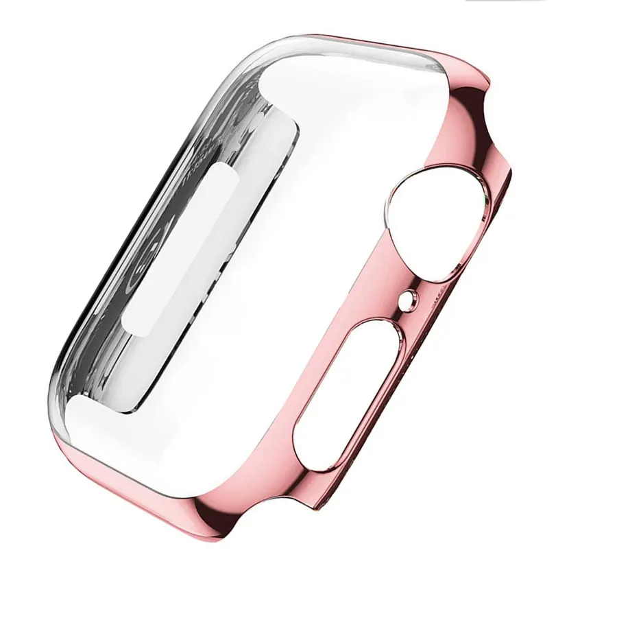 Чехол для часов Apple Watch 4 3 iwatch ремешок 42 мм 38 мм 44 мм 40 мм водонепроницаемый бампер Защитная крышка для экрана Аксессуары для часов