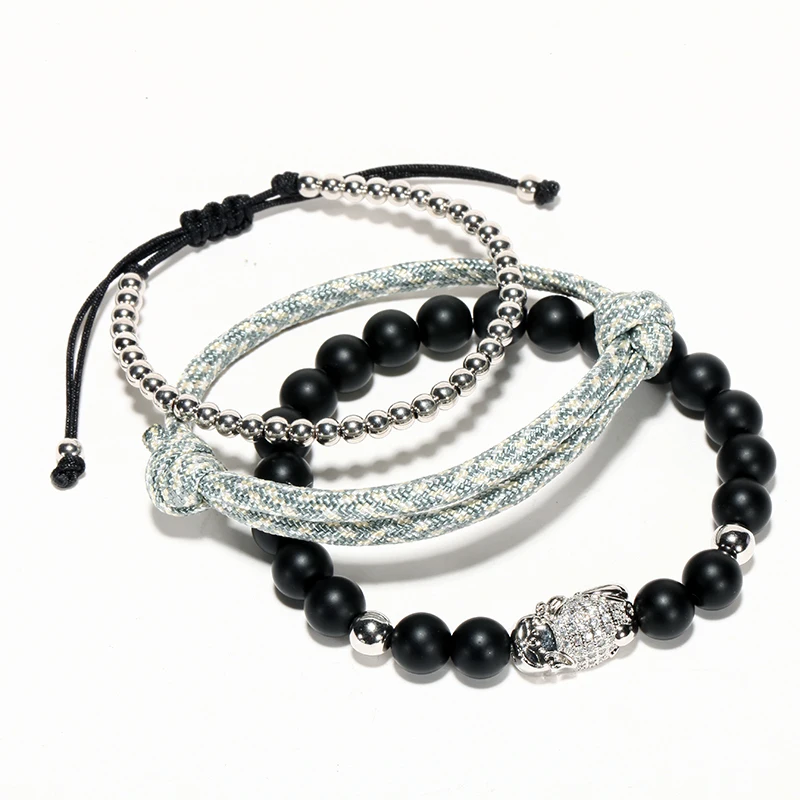 Magic fish браслеты натуральный камень Титан бусы цепочка Регулируемый