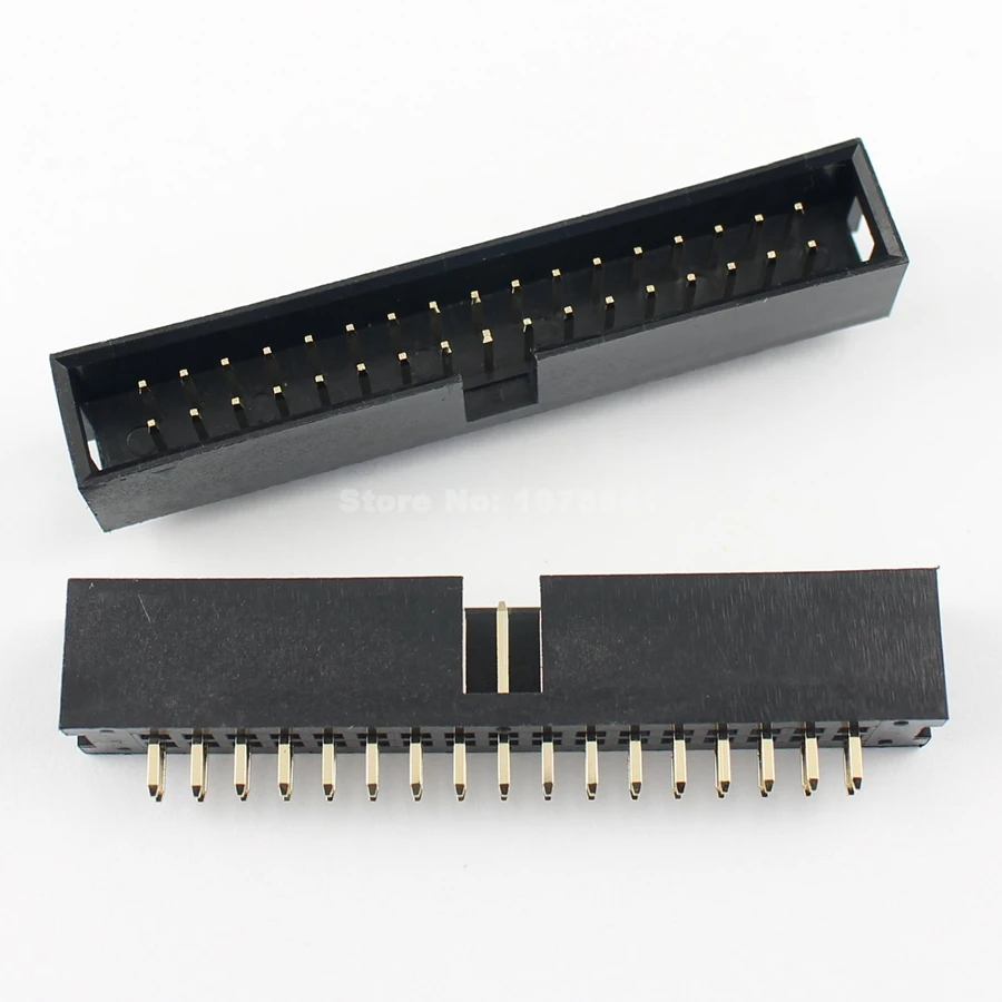10 шт. 2 54 мм 2x17 Pin-код 34 Pin прямой мужской окутанный PCB Заголовка коробки разъем IDC |