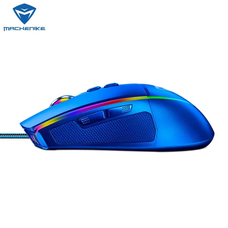 Machenike M5 черная/белая/синяя игровая мышь красная RGB подсветка для ноутбука Настольный компьютер офис и игры мышь