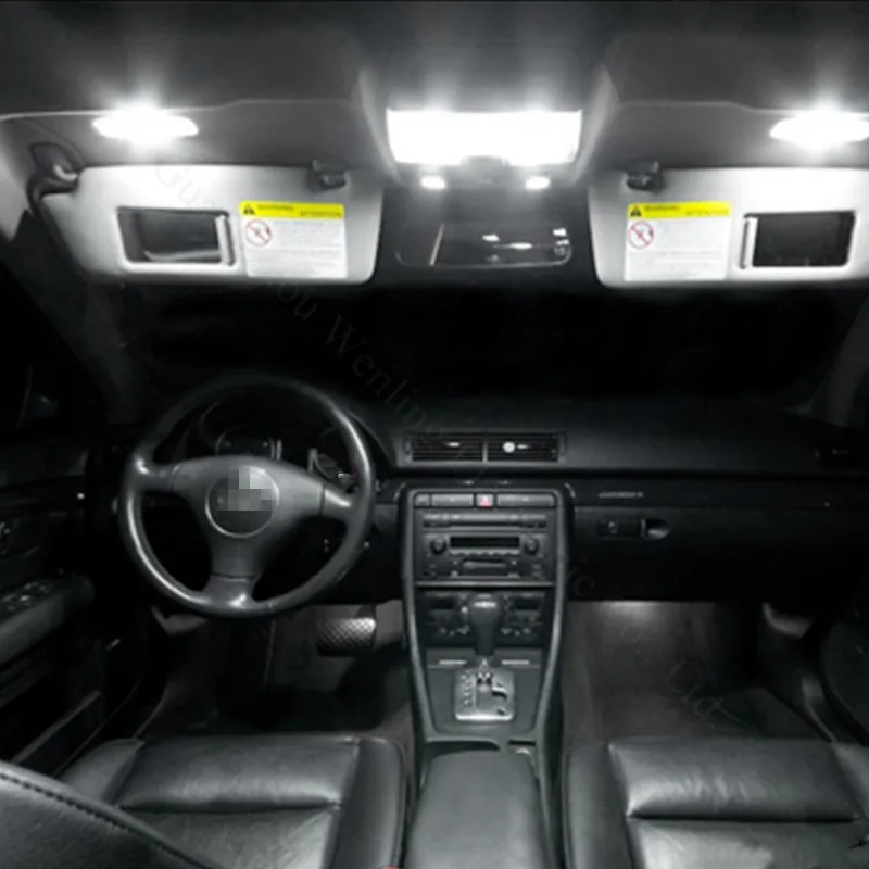 

WLJH 2x Canbus Error Free Led 31mm 36mm 39mm 41mm 3030 SMD DE3175 C5W C10W SV8.5 Automobiles Car Led Light Lamp No Polarity