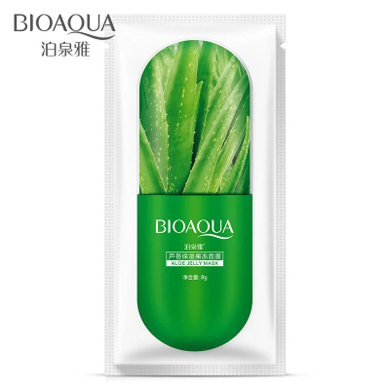 30 шт./компл. BIOAQUA желе маска для лица черника алоэ вера вишня Сакура лист
