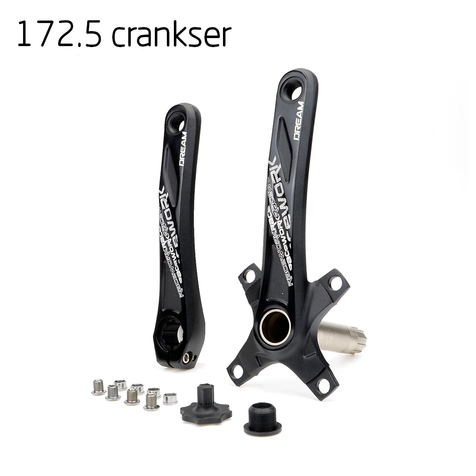 172.5 crank 104BCD MTB велосипед Kurbel алюминиевый легиер Mit дно Fahrrad Kurbel MTB Kurbel велосипед Zubehor 170 мм 172,5 мм 175 мм - Цвет: 172.5 crank