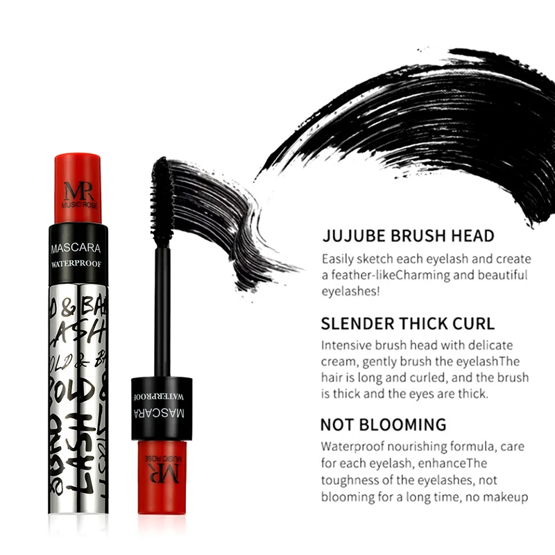 1 шт. 4D плотная тушь для ресниц водостойкая утолщение наращивание Прямая