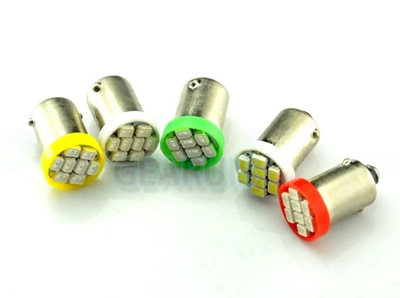 Автомобисветодиодный ные лампы типа ААА T4W BA9S 8SMD 500 6523 H6W 8 светодиодный smd 1895 1206