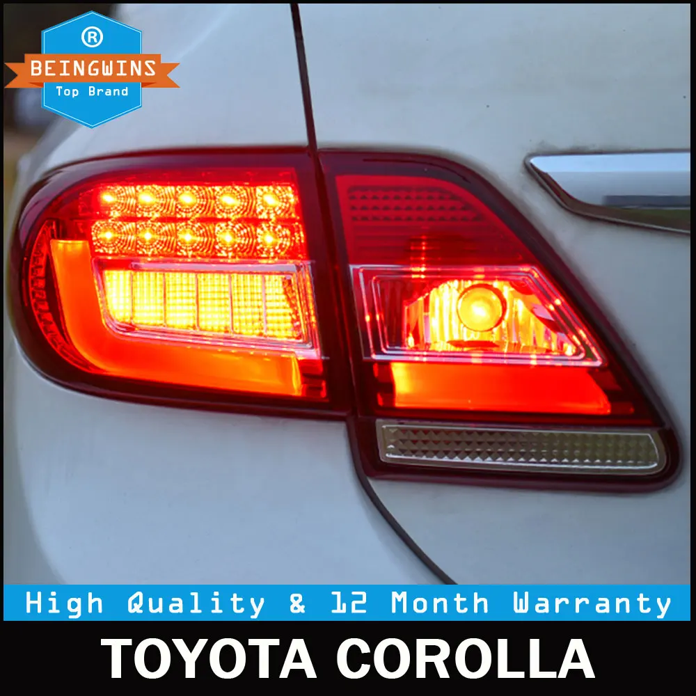 Автомобильный Стайлинг для Toyota Corolla 2011 2012 2013 тайваньский задний фонарь s