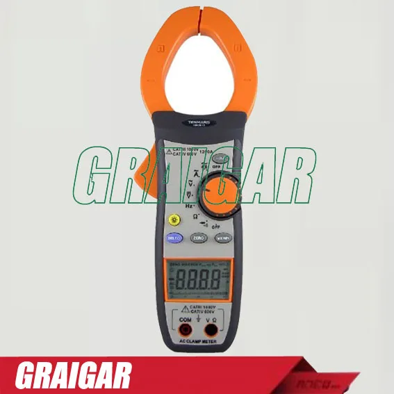 

Tenmars TM-3011 AC Clamp Meter,3-3/4 Digit LCD Backlit Display Reading 4000