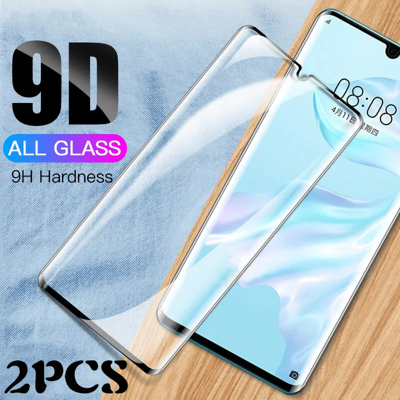 2 шт 9D полное покрытие из закаленного стекла для huawei P20Lite Y9Prime P Smart Z Mate30 Lite Защитная пленка для экрана Honor 20 Pro