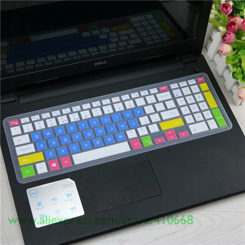 Candy blue 15,6 дюймов чехол для клавиатуры ноутбука для ухода за кожей кожи Dell Inspiron 15 5000 серии 5545 5547 5548 5555 5558 5559 5566 5567 5577 i5545 i5547 - Цвет: Candy blue