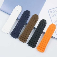 new high quality waterproof soft rubber strap for hublot series king power accessories 29mmx19mm mens watch accessories