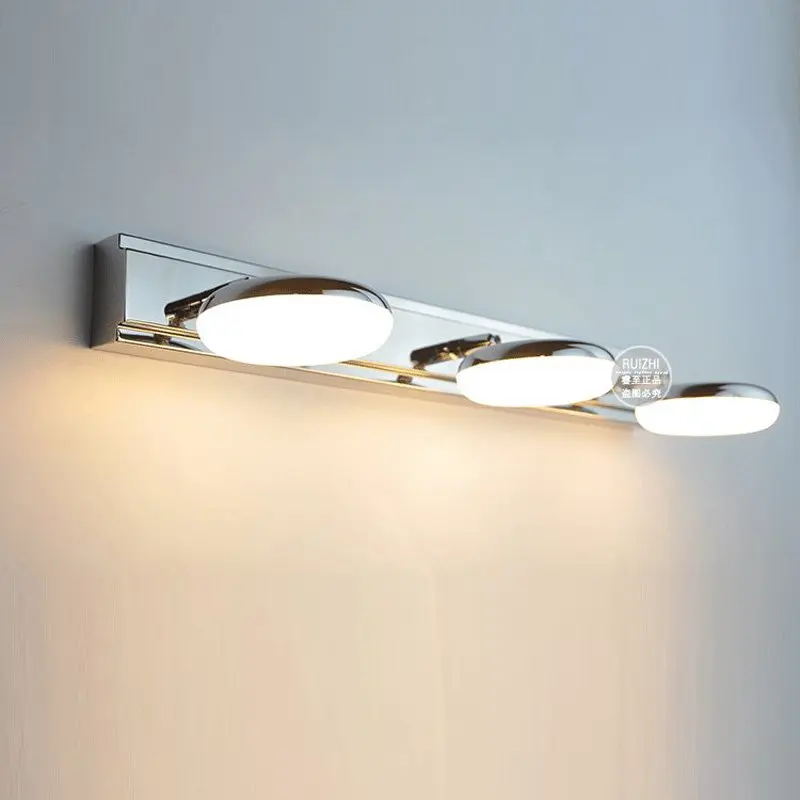Современный белый двухгаечный абажур настенный светильник для ванной комнаты