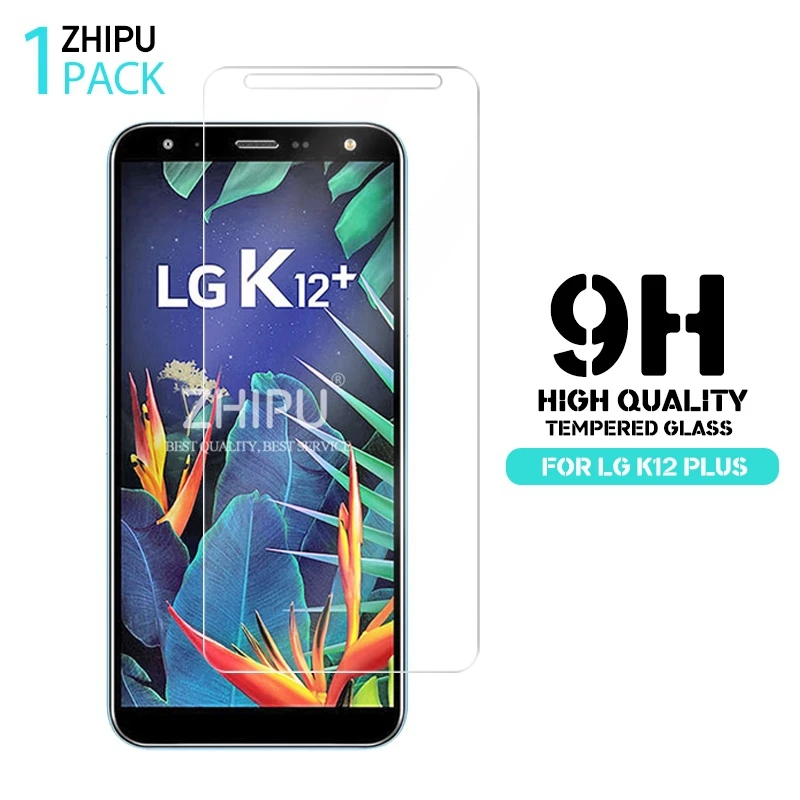Закаленное стекло для LG K12 Plus Защитное экрана 2.5D 9 H закаленное премиум класса + 5 7
