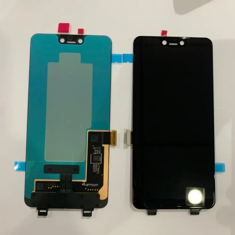 Подлинный ЖК-экран Рамка для ремонта для Google Pixel 3 XL ЖК-сенсорный экран ditizer сборка Замена