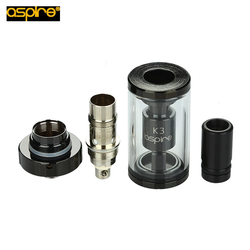 Aspire K3 Tank 2ml BVC TPD Replacement Kanthal Clearomizer with 1.8ohm coil for Kit Electronic Cigarette | Электроника
