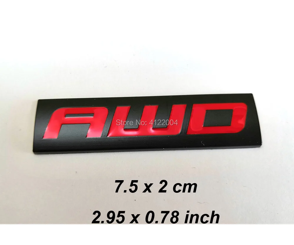 Наклейка на заднюю эмблему AWD для PEUGEOT CITROEN Renault LADA LIFAN OPEL SAAB SEAT