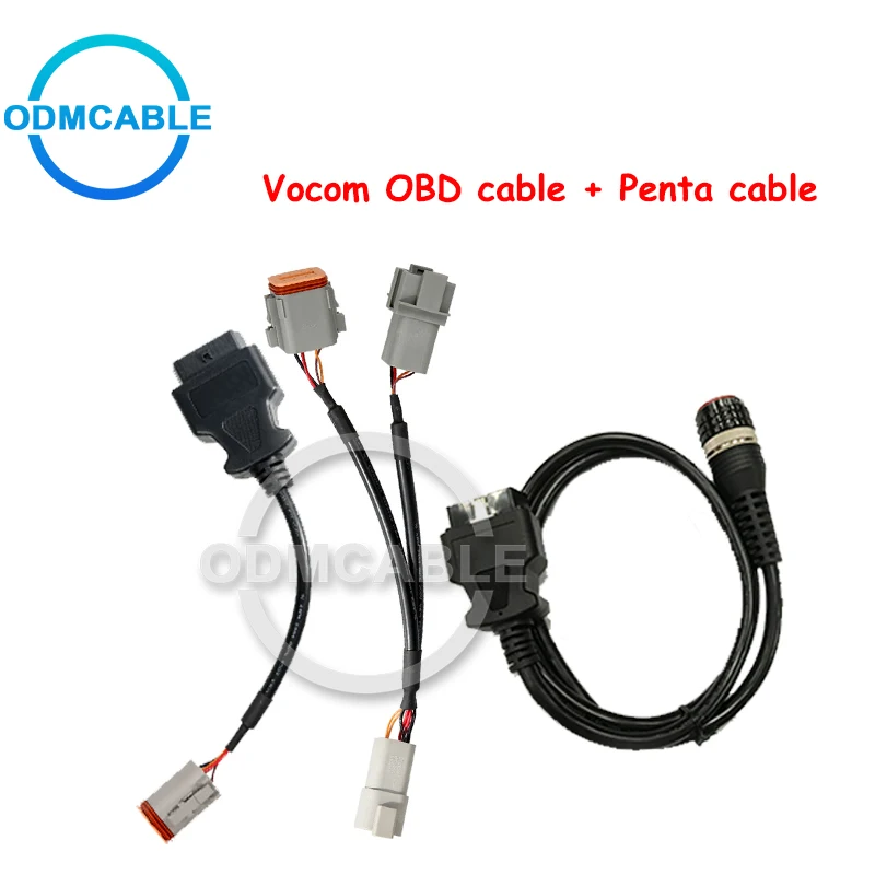 Диагностический кабель OBD для vocom penta морской индустрии дизельный двигатель vodia 5