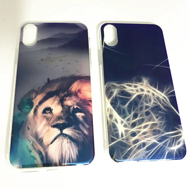 E-SKY Blue Ray рисунком чехол для iPhone 6s 6 7 8 плюс Мягкие силиконовые Симпатичные случаи