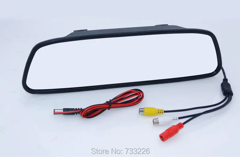 Оптовая продажа 5 дюймов TFT LCD Зеркало заднего вида с монитором + HD CCD камера для