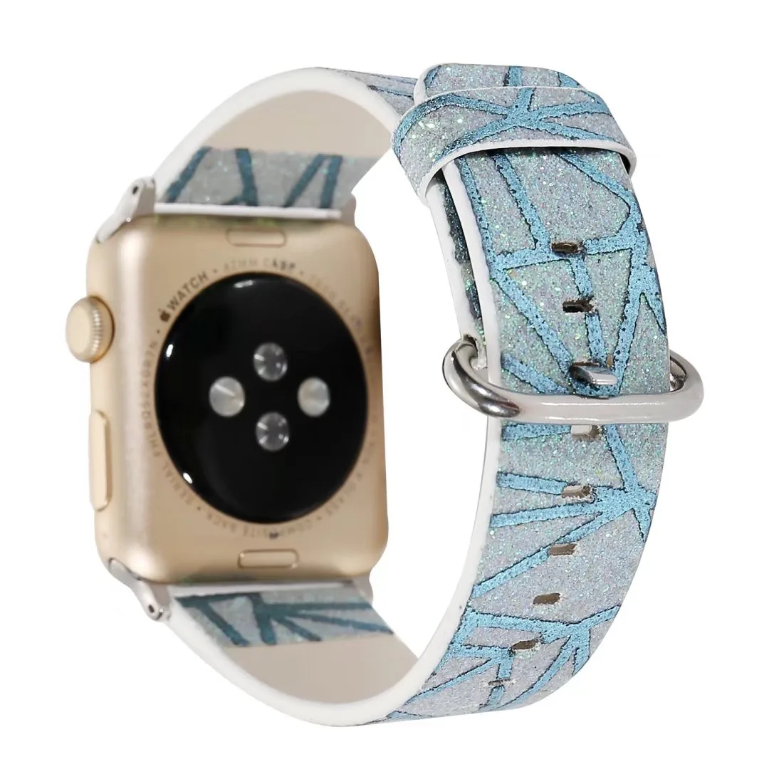 Браслет из искусственной кожи для Apple Watch Series 3 iWatch 1/2 42 мм 38 мм|Ремешки часов| |