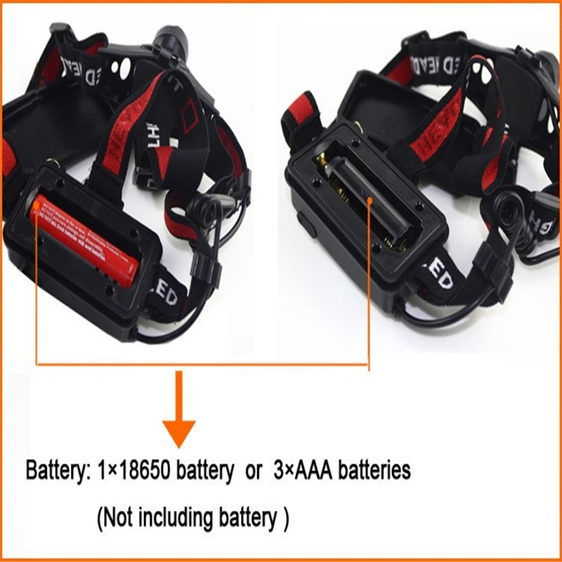 Hot 1600 Lumen LED 3-Mode XML Q5 Zoomable Headlight Headlamp Head Torch Lamp For outdoor lighting | Освещение