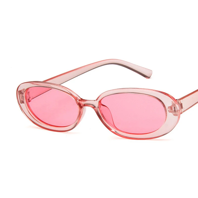 COOYOUNG Oval Sunglasses Women Retro Brand Designer Vintage Ladies Cat Eye Pink Sun Glasses UV400 | Аксессуары для одежды